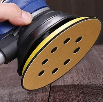 pl115915966 5 gold sanding discs 8hole hook and loop sandpaper woodworking or automotive