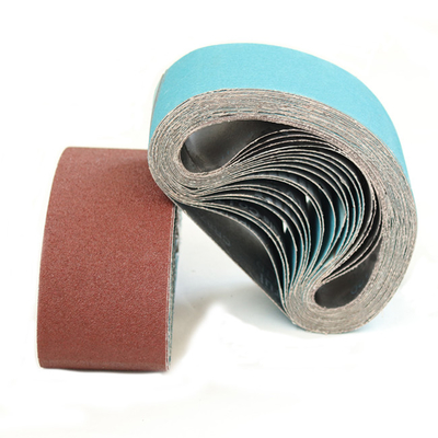pc57730412 75x533mm wood polishing sandpaper belts aluminum oxide x cloth 3x21inch