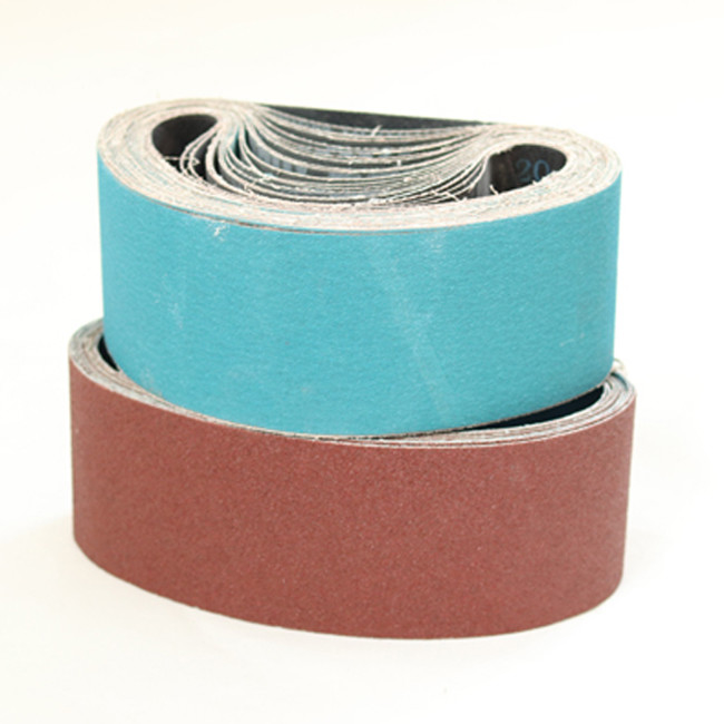 pl57729027 red aluminum blue zirconia cloth wood timber sanding belts 75x533mm 3x21inch